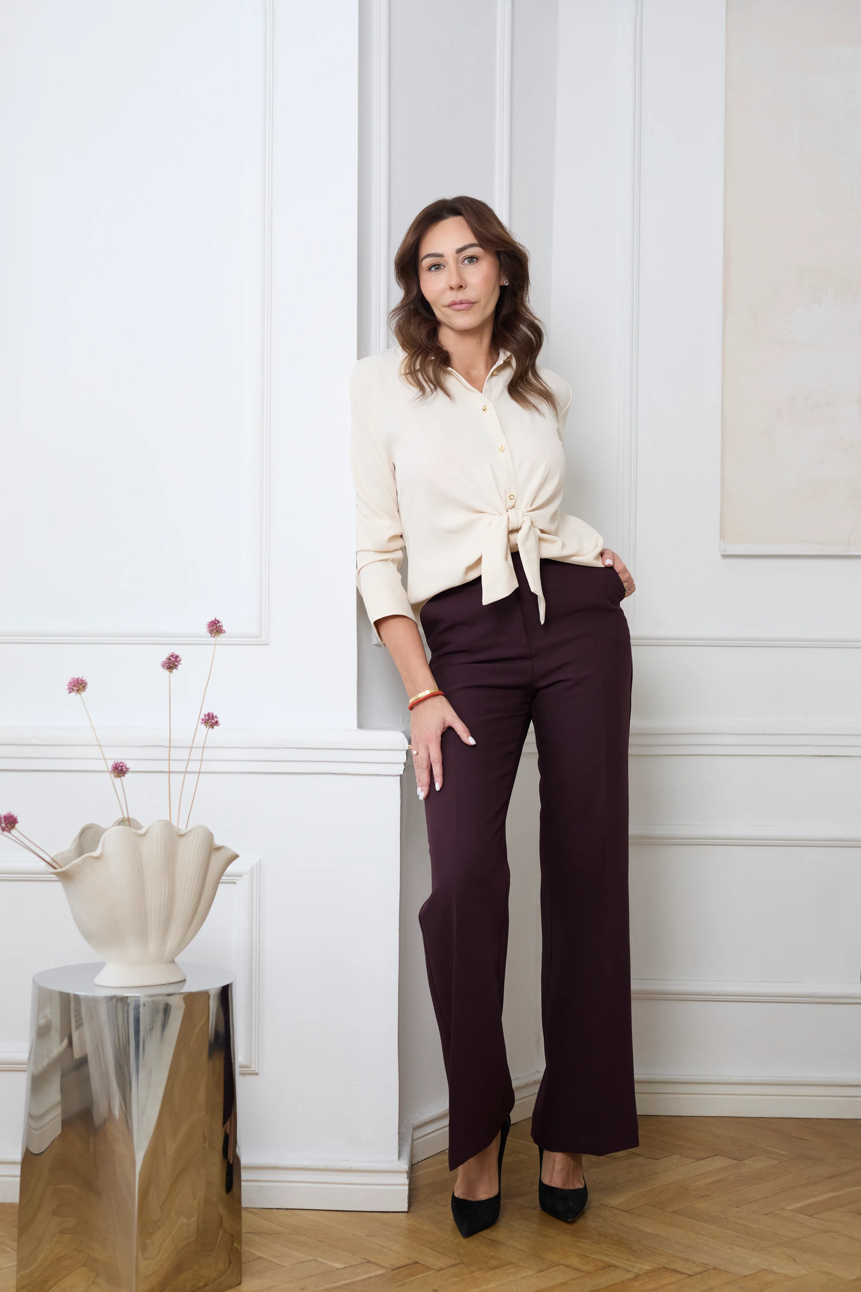 dr Patrycja Majewska in scrubs — clinical practice